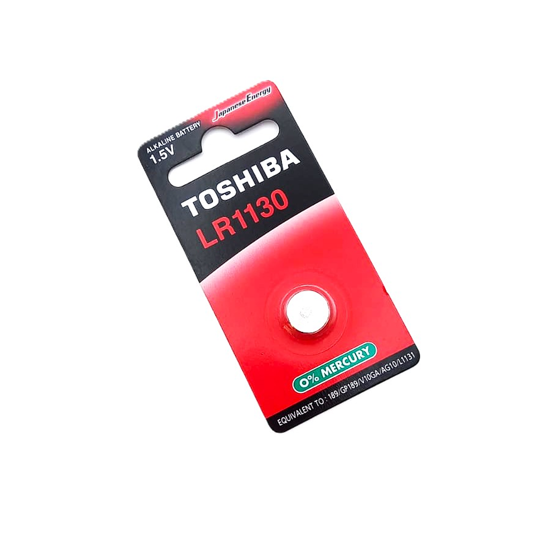 Pila de Botón Toshiba LR1130 Alcalina 1.5V | 0% Mercurio | Ajelec Electrónica 2