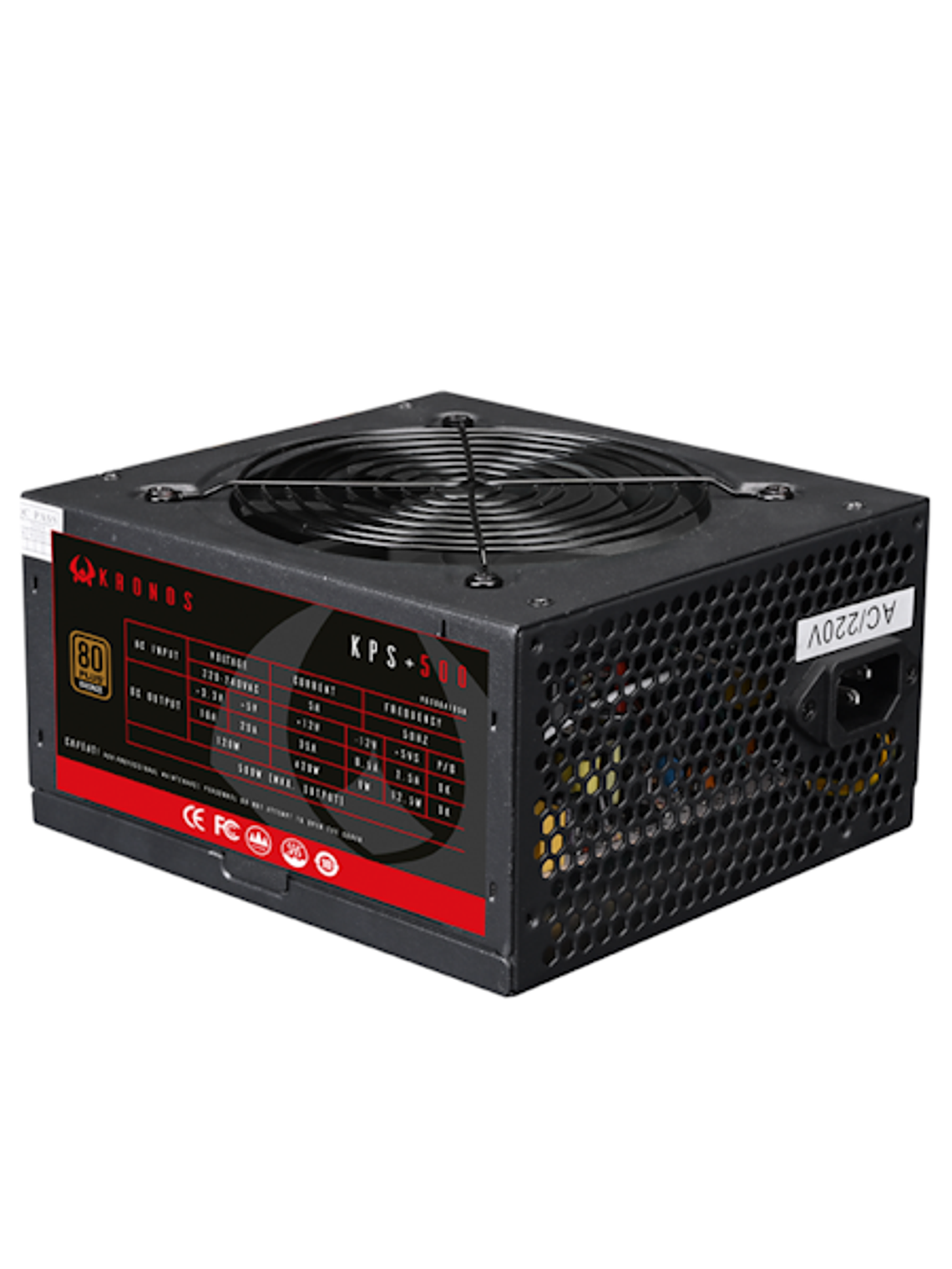 Fuente De Poder Pc 500w Kronos 80+ Plus Bronze 1