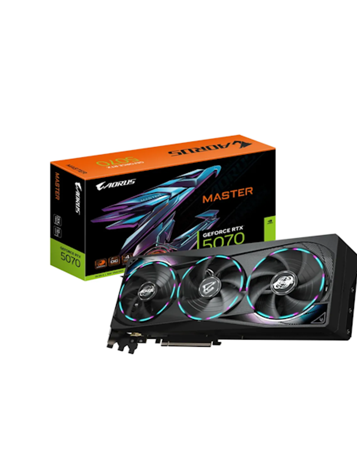 Tarjeta de Video Aorus RTX 5070 Master 12GB GDDR7 PciE-5 1