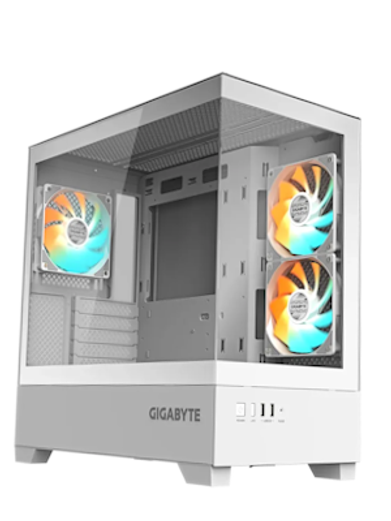 Gabinete Gigabyte C201 ICE Panoramic mATX Vidrio Templado 3fan 1