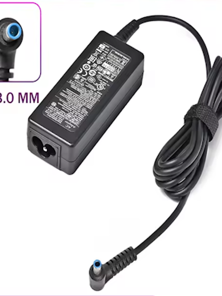 Cargador Hp  19.5V 2.31A 45W 4.5*3.0m m punta celeste  1