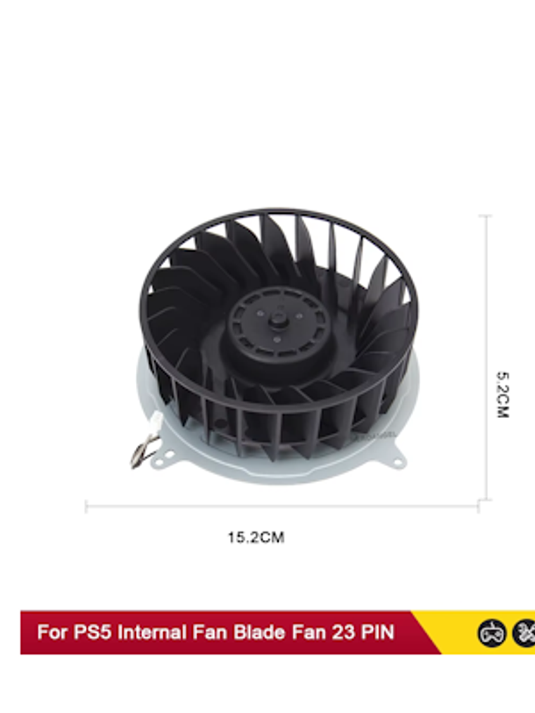 Ventilador para PS5 23 ASPAS   Mod. 12047GA-12M-WB-01 3