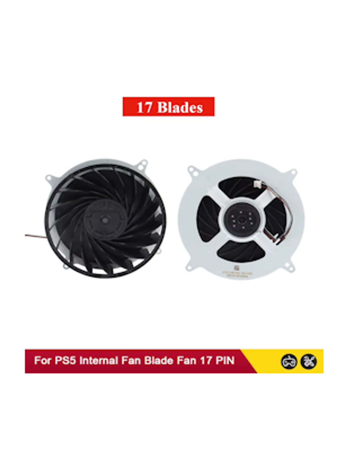 Ventilador para PS5 17 ASPAS   Mod. G12L12MS1AH-56J14 1