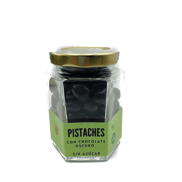 Sugar-free chocolate pistachios | monk fruit