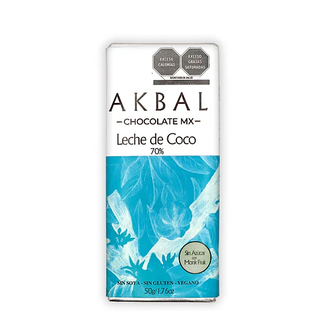 Chocolate de Leche de Coco 70% – Sin Azúcar - Monk Fruit