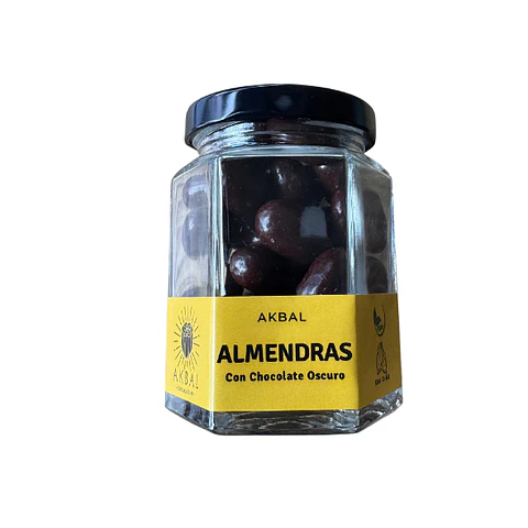 Almendras con chocolate oscuro