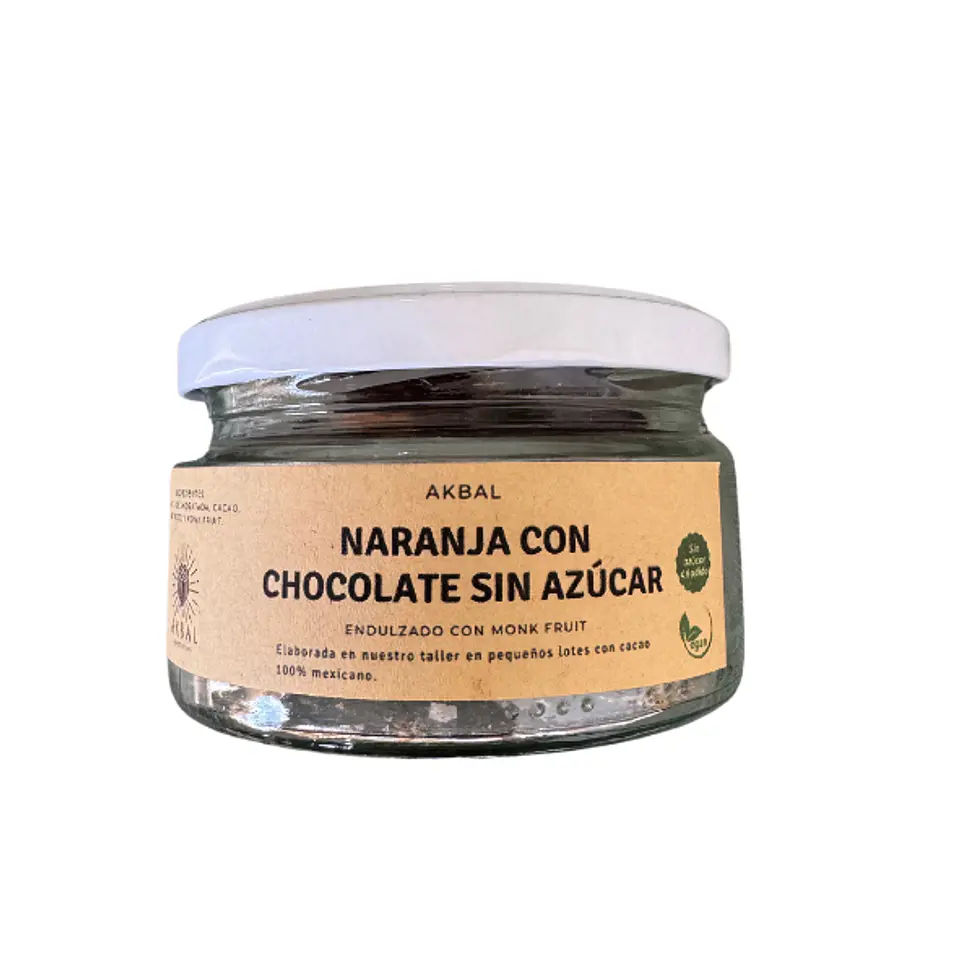 Naranja con Chocolate Sin Azúcar - Monk Fruit 1