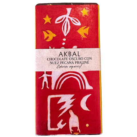 Barra de Chocolate de Leche con Nuez Pecana Praliné