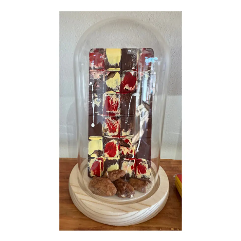 Barra de Chocolate de Leche con Nuez Pecana Praliné 2