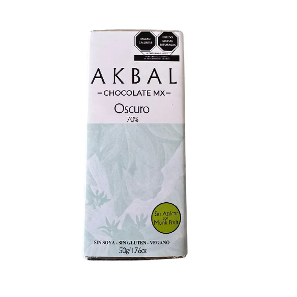 Chocolate 70% Cacao – Sin Azúcar - Monk Fruit 1