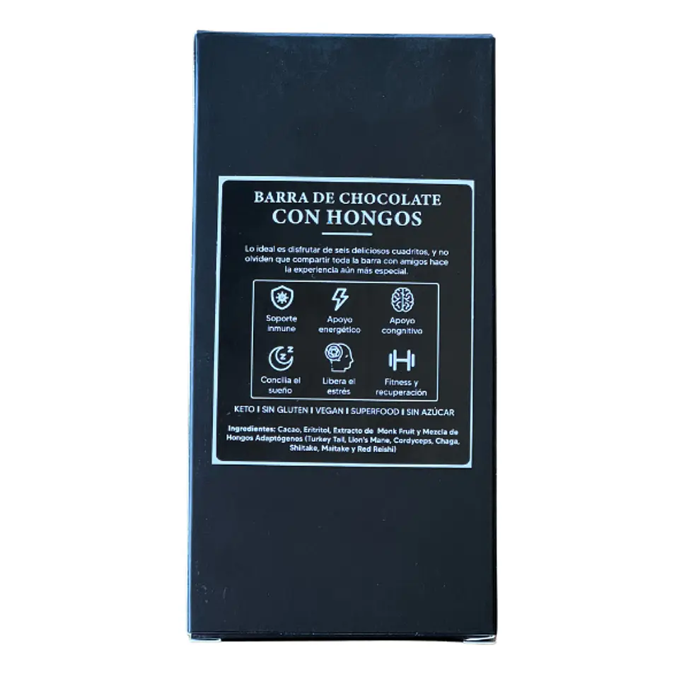 Choco-Hongos - Sin Azúcar - Monk Fruit  2
