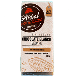 Chocolate blanco vegano con monk fruit 