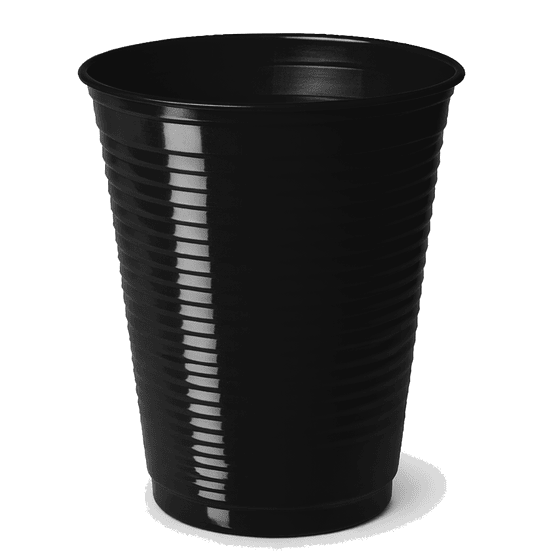 Vaso PP 10 oz (300 CC) Negro (1000 unds) SG