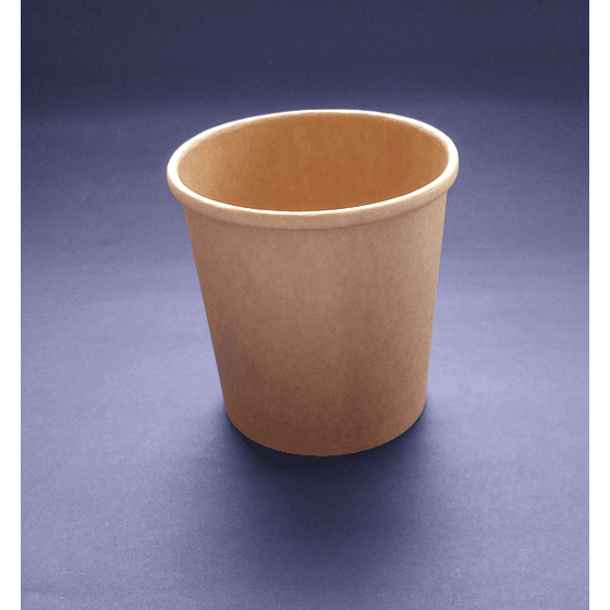 Pote Kraft café 12 oz (500 unds x caja)