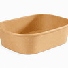 Bowl Kraft Rectangular 750 cc (300 unds)