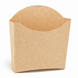 Envase Kraft para Papas Fritas (1.000 unds)
