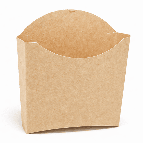 Envase Kraft para Papas Fritas (1.000 unds)