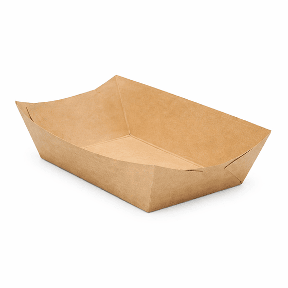Bandeja Kraft p/Alimentos 20 oz (500)