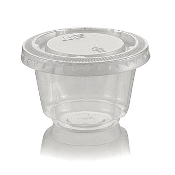 Gelatinero PP Transparente c/tapa  (1.000 unds)