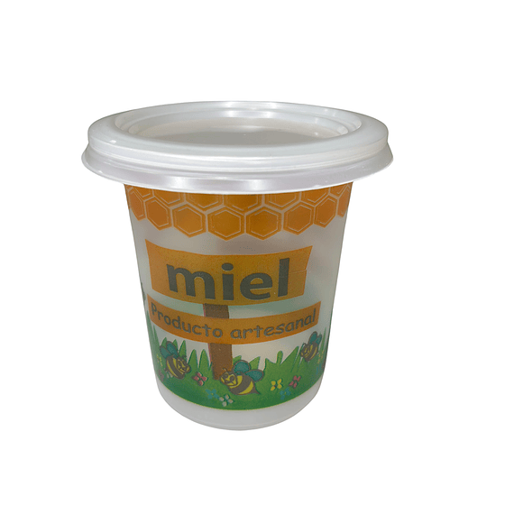 Pote Impreso Miel 1/2 Kilo con Tapa (450 unds)
