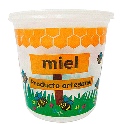 Pote Impreso Miel 1 Kilo con Tapa (500 und)