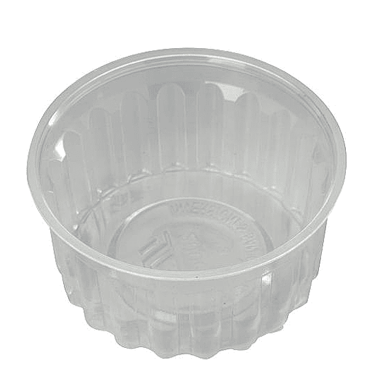 Pote Facetado Transparente 8 oz (1.000 unds)