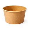 Bowl Kraft café 1.000 cc Con Tapa PET  (300 unds)