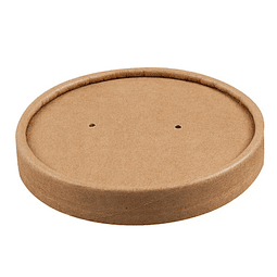 Tapa Kraft café 96 mm Pote Kraft 8-12-16 oz (500 unds)