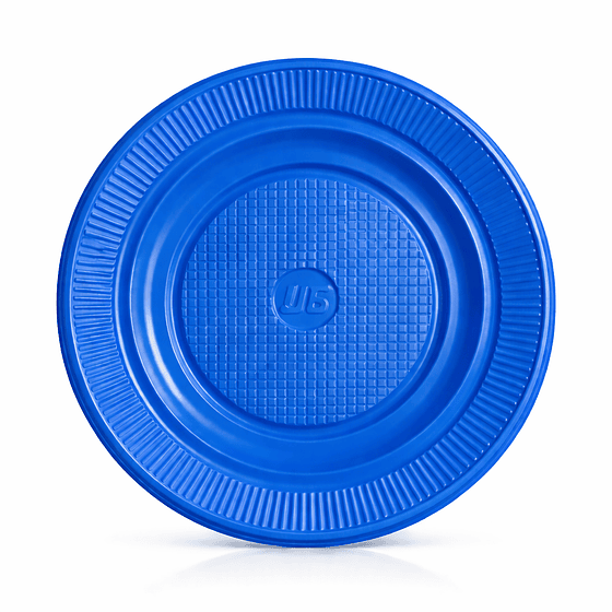 Plato PS 18 cm Azul (1.000 unds)
