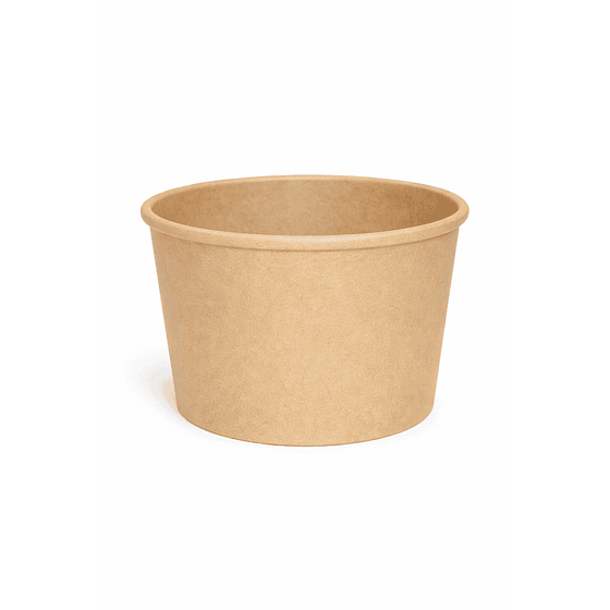 Pote Kraft café 8 oz (500 unds x caja) 