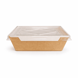 Caja Kraft con Tapa PET 1.200 cc (200 unds)