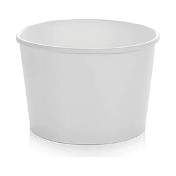 Pote Kraft Blanco 12 oz (500 unds)