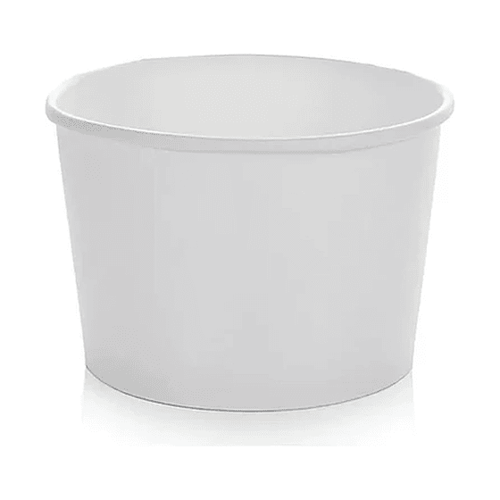 Pote Kraft Blanco 12 oz (500 unds)