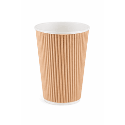 Vaso Polipapel Ripple Wall 12 oz (500 unds)