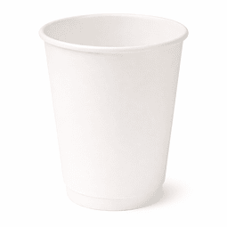 Vaso Polipapel Double Wall Exterior Blanco 8 oz.  (500 unds)