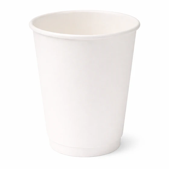 Vaso Polipapel Double Wall Exterior Blanco 8 oz.  (500 unds)