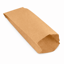 Saco Kraft café 1 Kilo de 12,3 x 27,5 cm (1.000 unds)