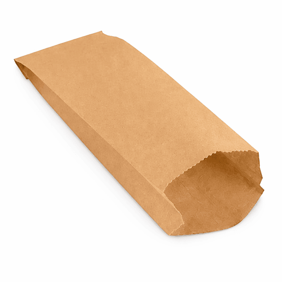 Saco Kraft café 1 Kilo de 12,3 x 27,5 cm (1.000 unds)