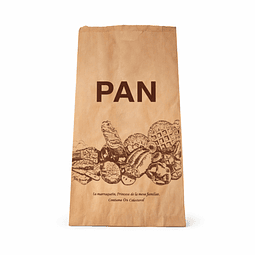 Saco Kraft Impreso Pan 750 grs (500 unds)