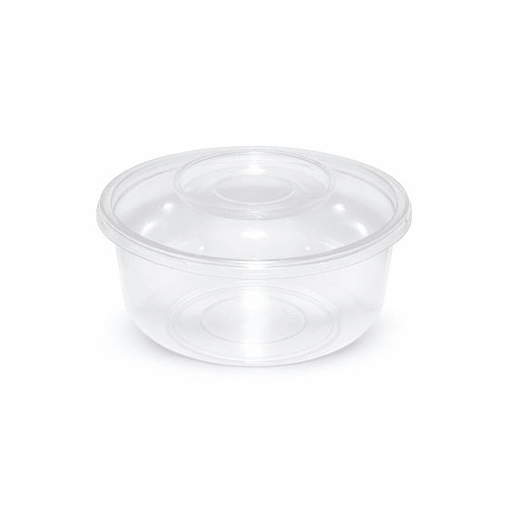 Copa PET Veneciana con Tapa 8 oz (600 und)