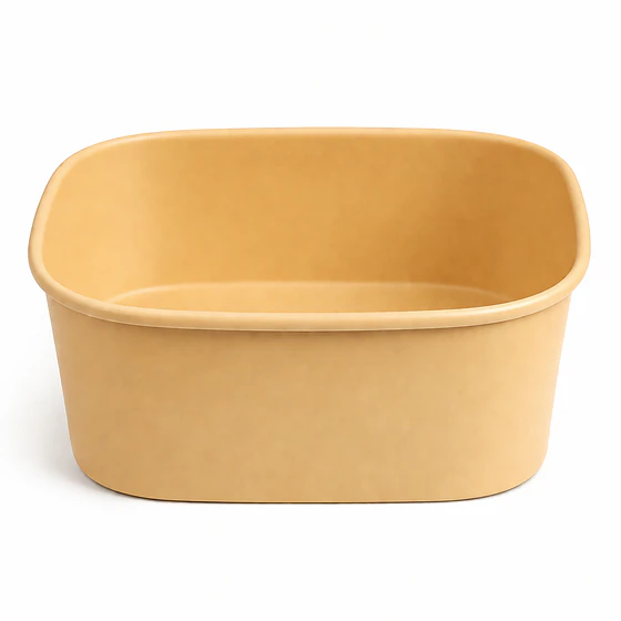 Bowl Kraft Cuadrado 750 cc ( 300 unds)