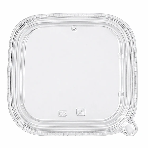 Tapa PET Bowl Cuadrado 750/1000/1400 cc (300 unds)