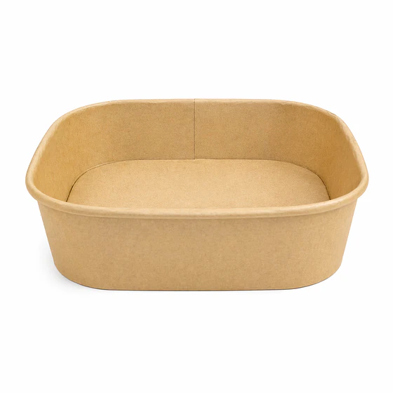 Bowl Kraft Cuadrado 750 cc ( 300 unds)