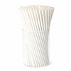 Bombilla Polipapel Blanca Granel 8mm (1000 unds)