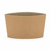 Collarin Kraft Corrugado para vaso 8 oz (1.000 unds)