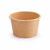 Pote Kraft café 6 oz con Tapa Kraft 90 mm  (1.000 unds)