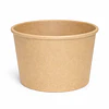 Pote Kraft café 8 oz 90 mm con Tapa Kraft (500 unds x caja) 