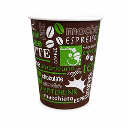 Vaso Papel Con Diseño 8 oz (1.000 unds) 