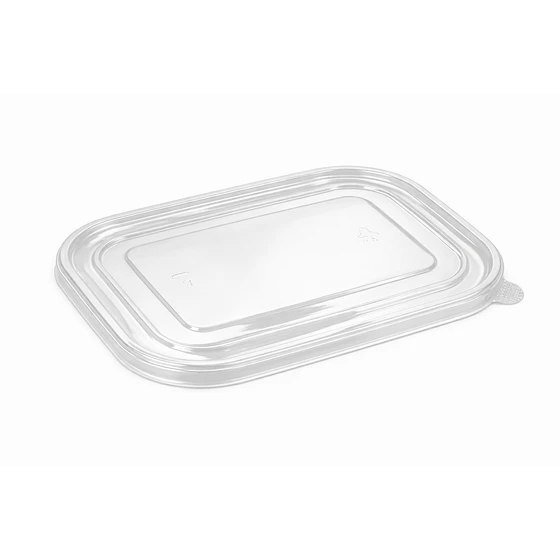 Bowl Kraft Rectangular 1.000 cc Con Tapa Pet - Caja 300 unidades