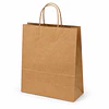 Bolsa Papel Kraft con Manilla - Mediana - Paquete 250 Unidades